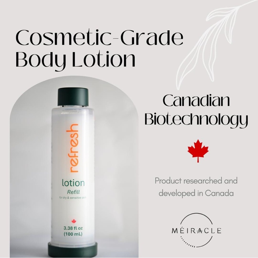 Refresh Cosmetic-Grade Nourishing Skincare Body Lotion refill 100ML exp 03/2027
